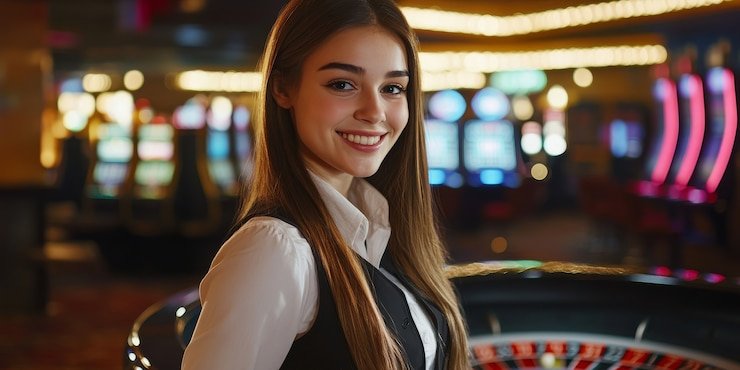 Antarmuka permainan Mahjong Ways di mitra77 menampilkan gulungan, simbol, dan tombol putaran